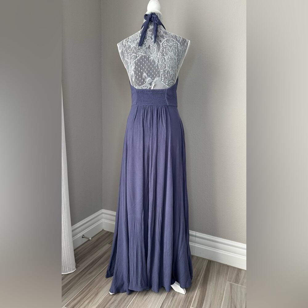 FREE PEOPLE Womens Twisted Front Halter Endless Summer Maxi Dress Size XS - Picture 3 of 9